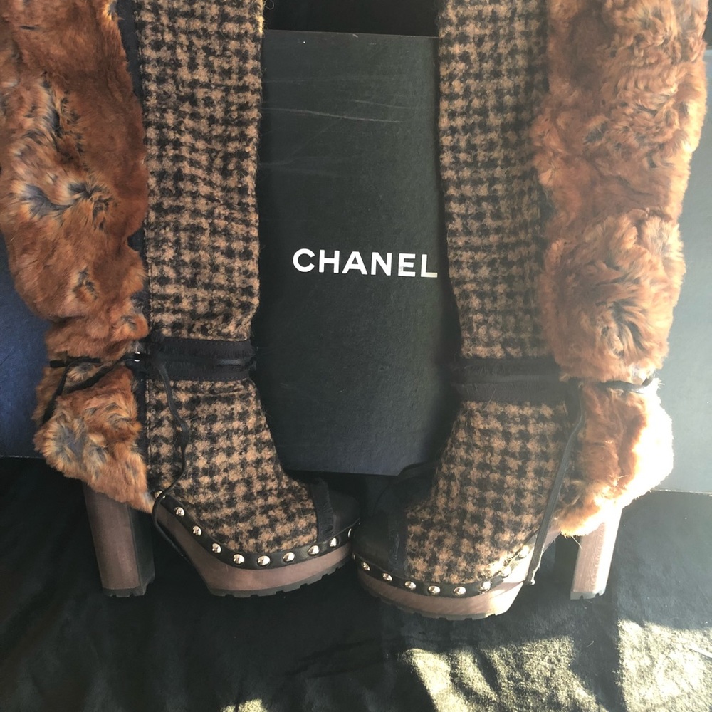 Authentic CHANEL RUNWAY Boots - Picture 2 of 8